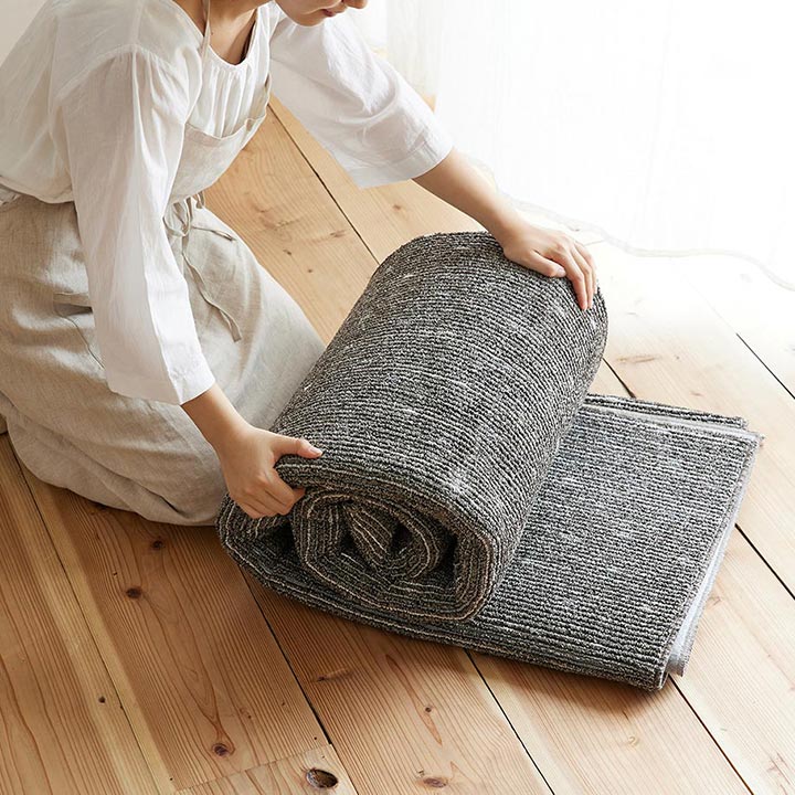 洗えるラグ ロングウッド 超軽量 床暖房対応 185×185㎝｜スミノエ公式通販