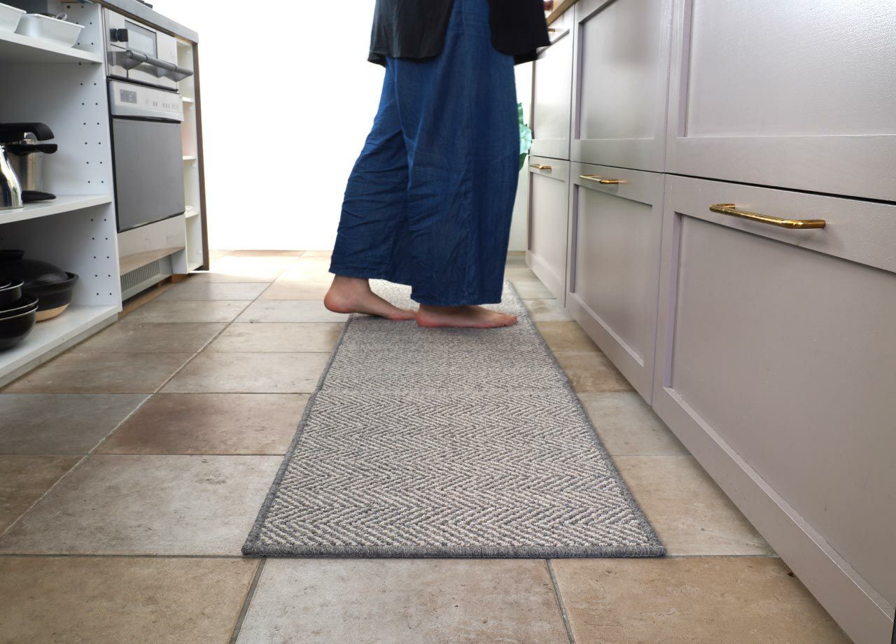 グラムスタイル カーペット ラグ ラグマット 絨毯 日本製 1畳 95×130cm 防音 抗菌 防臭 防炎 防ダニ ホットカーペット 床暖房 - 5