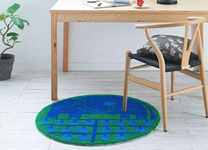 展示良品 スミノエ ラックス 円形 ラグ 円形ラグ｜スミノエ公式通販｜カーペットマルシェ