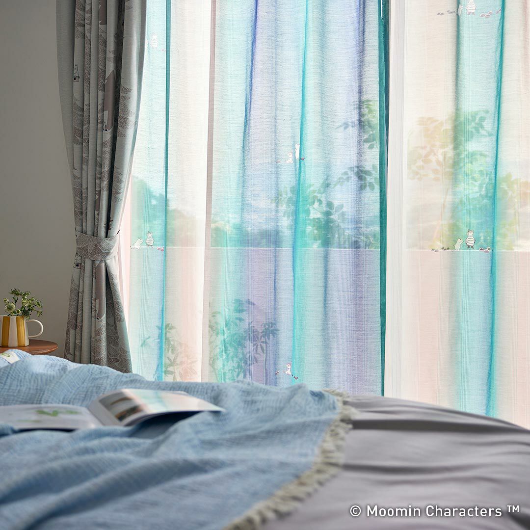 ムーミン レースカーテン (MOOMIN)｜スミノエ公式通販｜カーペットマルシェ